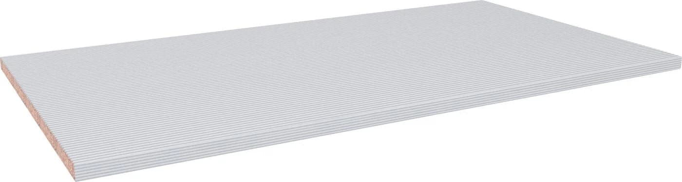 WIEMANN Einlegeboden 3-teilig Silber Modern Streifendekor