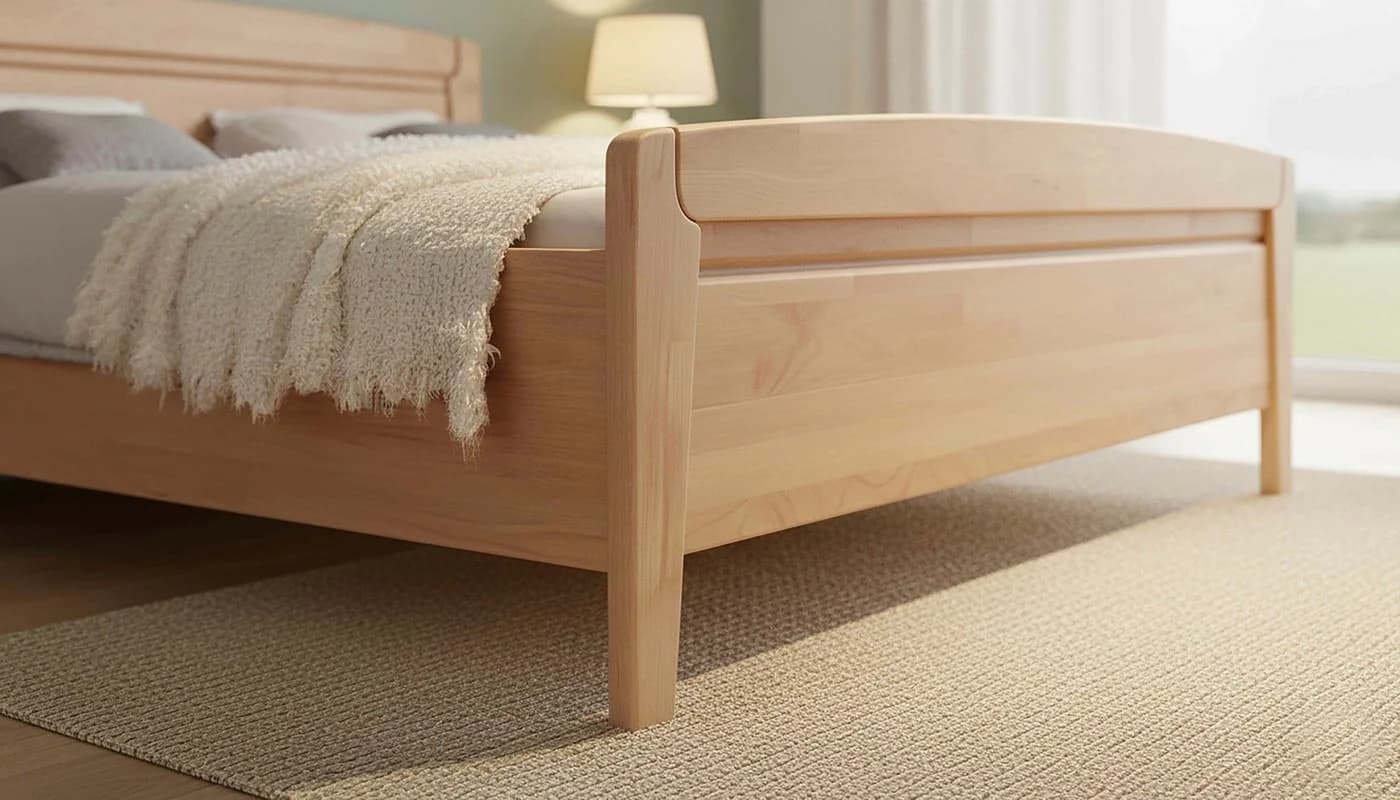Funktionsbett WIEMANN Lausanne teilmassiv Erle beige - Bild 4