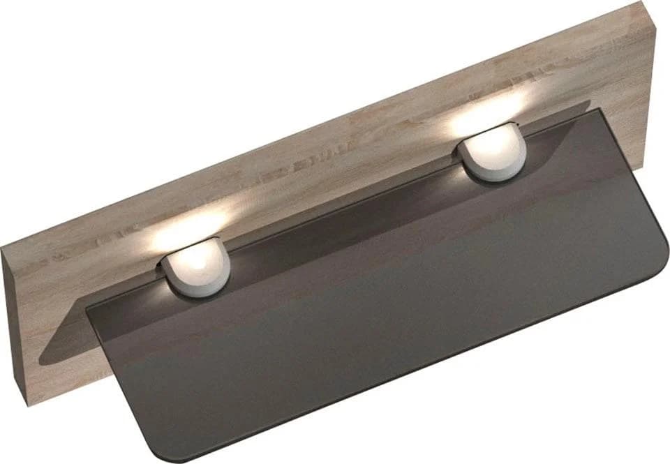 WIEMANN Ablageelement Meran mit LED-Beleuchtung Eiche-sägerau