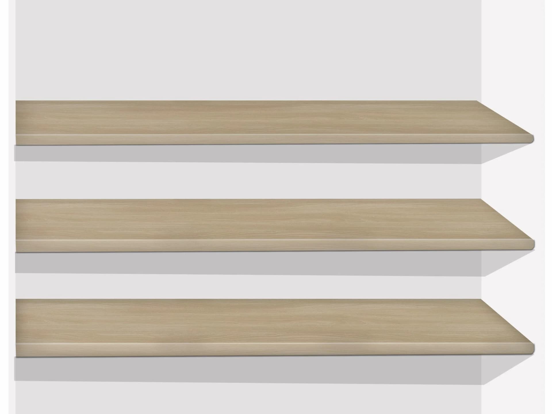 WIEMANN Einlegeboden Set Braun 3-tlg. Holzwerkstoff
