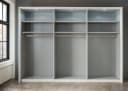 WIEMANN Einlegeboden Silber 3-teilig Streifendekor Holzwerkstoff Bild 4