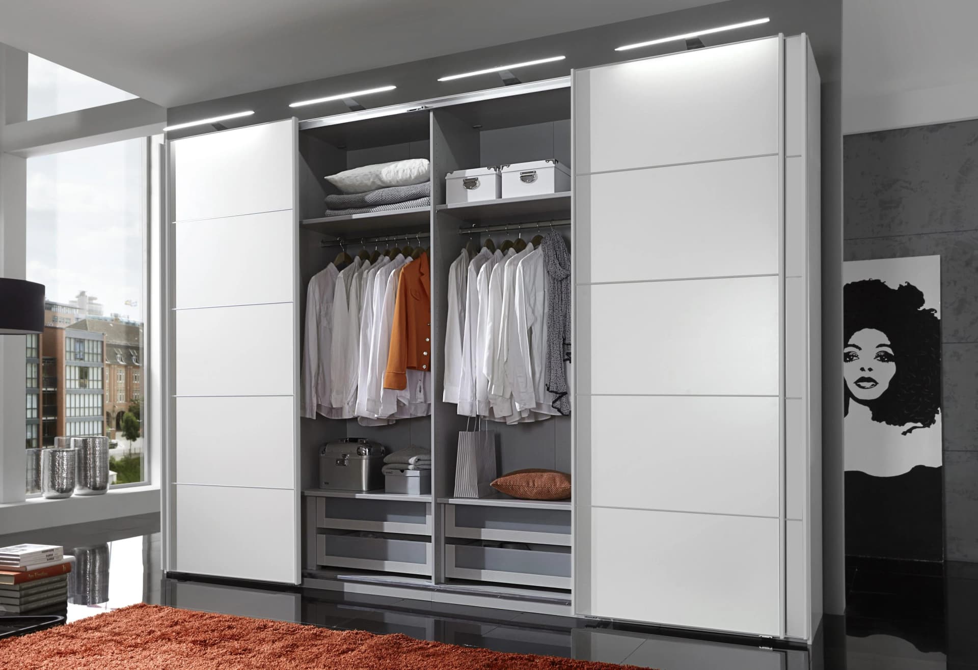 Wiemann LED Einbauleuchte 2er Set Weiß Transparent
