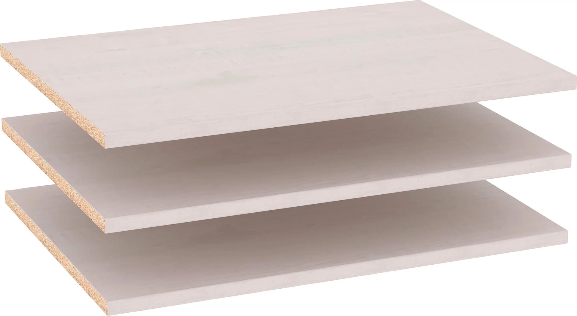 Wiemann Einlegeboden Grau Treeline 3-tlg. Holzwerkstoff