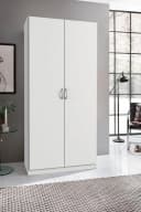 Wimex Drehtürenschrank Bitburg Weiß 90x198x58 cm Bild 1