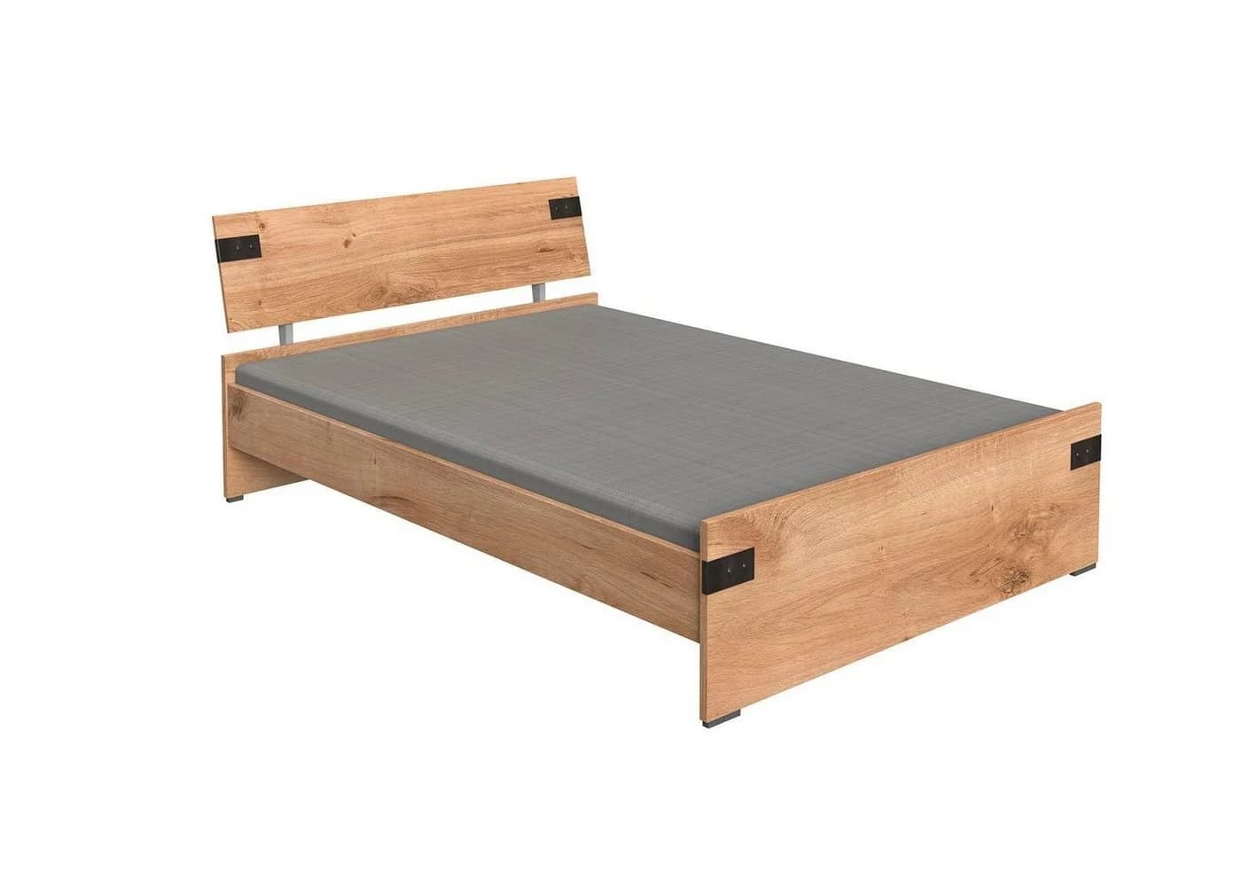 WIMEX Bett Liverpool Loft-Style Grau Holzwerkstoff - Bild 2