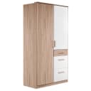 Mid.you Drehtürenschrank Wimex Cariba Weiß Eiche 90x199x58 cm Bild 1