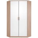 Mid.you Eckkleiderschrank Wimex Bergamo Weiß Eiche 95x198 cm Bild 1