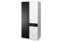 WIMEX Kleiderschrank Click Weiß/Graphit Modern Bild 2