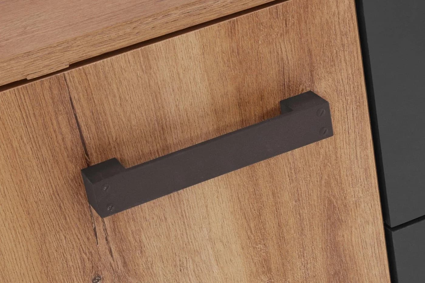 WIMEX Kombikommode Malmoe Grau Industrial Design 1 Tür 4 Schubladen - Bild 5