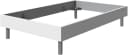 WIMEX Easy Bettgestell Weiß Alufarben 100x200 cm Bild 3