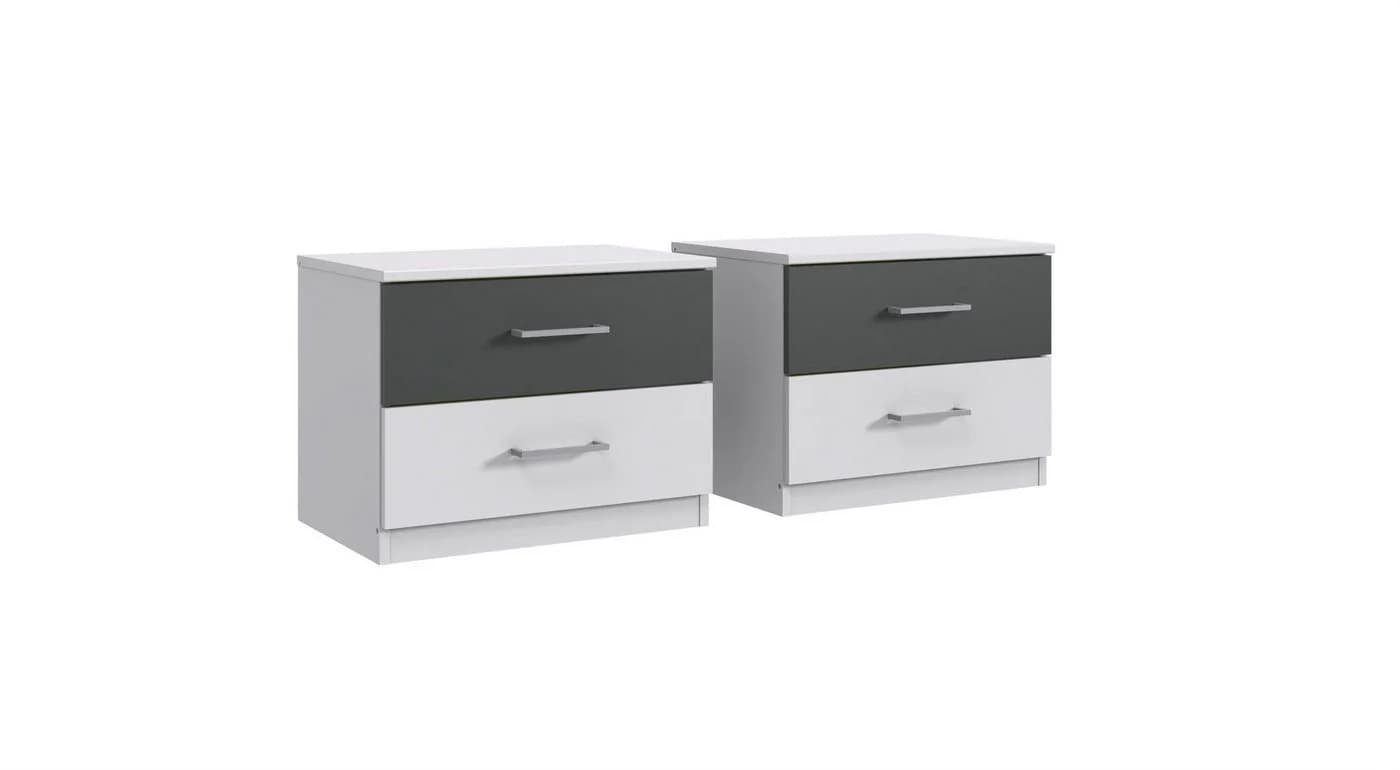 Wimex Schlafzimmer-Set 261 x 81 x 210 cm (B/H/T) Weiß - Bild 3