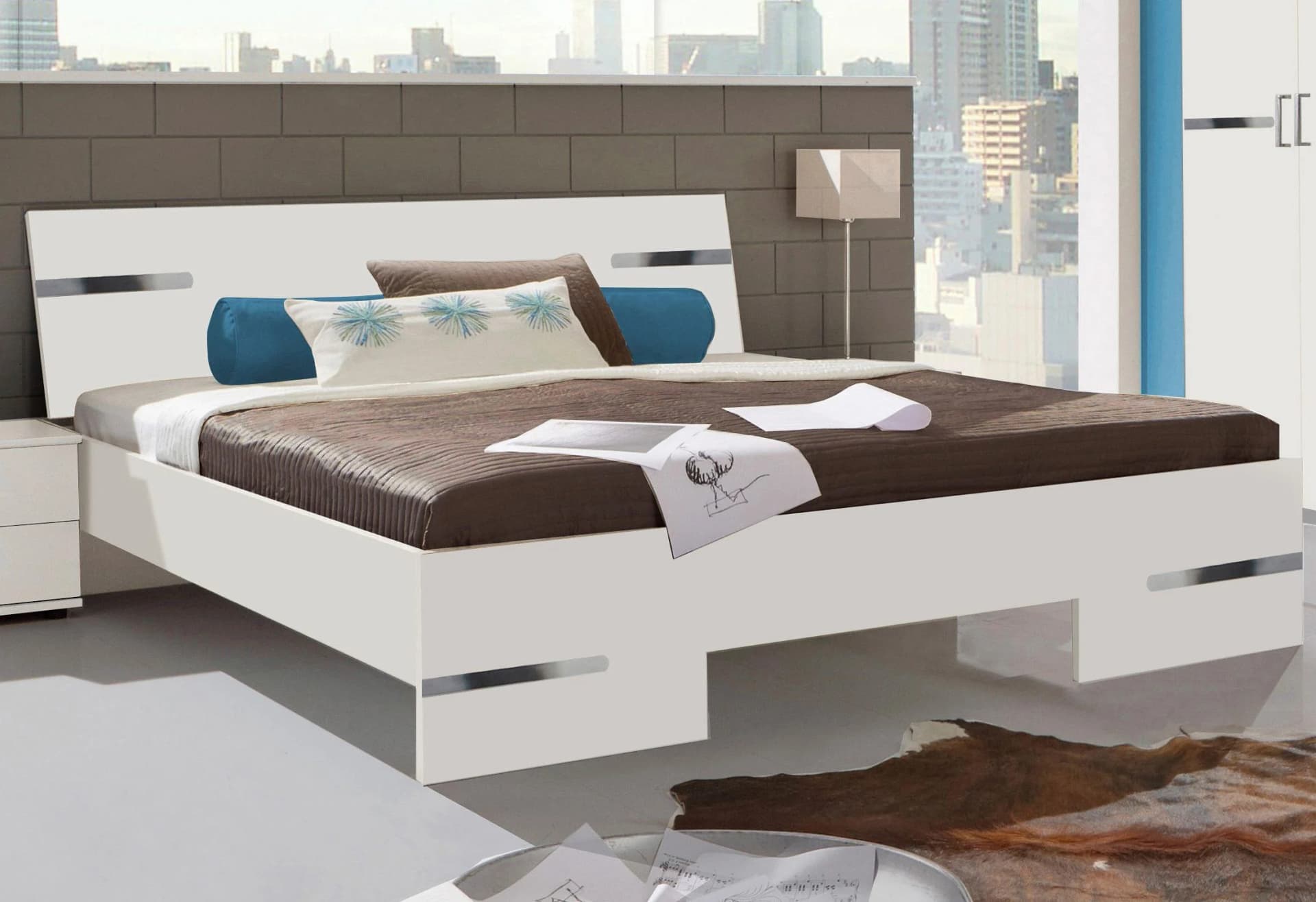 WIMEX Futonbett Anna Weiß Modernes Design Made in Germany