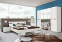 Wimex Schlafzimmer-Set Anna 4-tlg. Weiß mit Chrom Bild 1