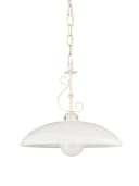 Helios Leuchten Pendelleuchte Alabasterglas Weiß Landhausstil Bild 2