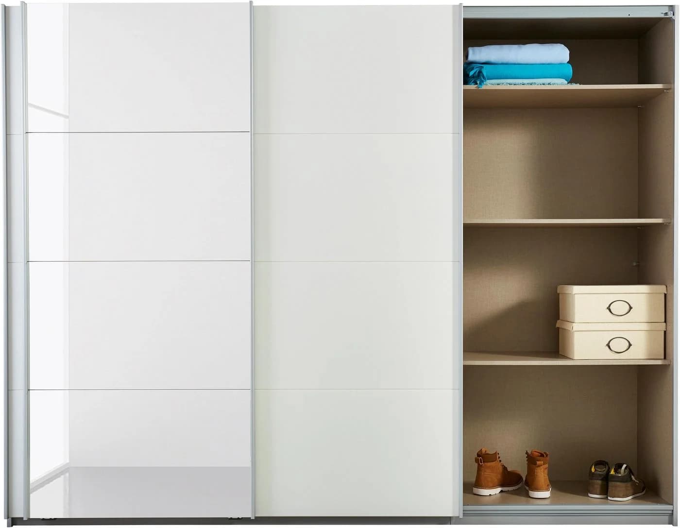 Rauch Schwebetürenschrank Dobene Weiß Modern - Bild 5