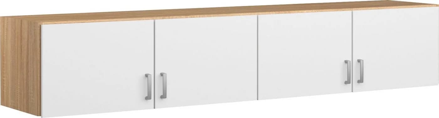Rauch Bremen Schrankaufsatz Weiß 4-türig Holzwerkstoff - Bild 2