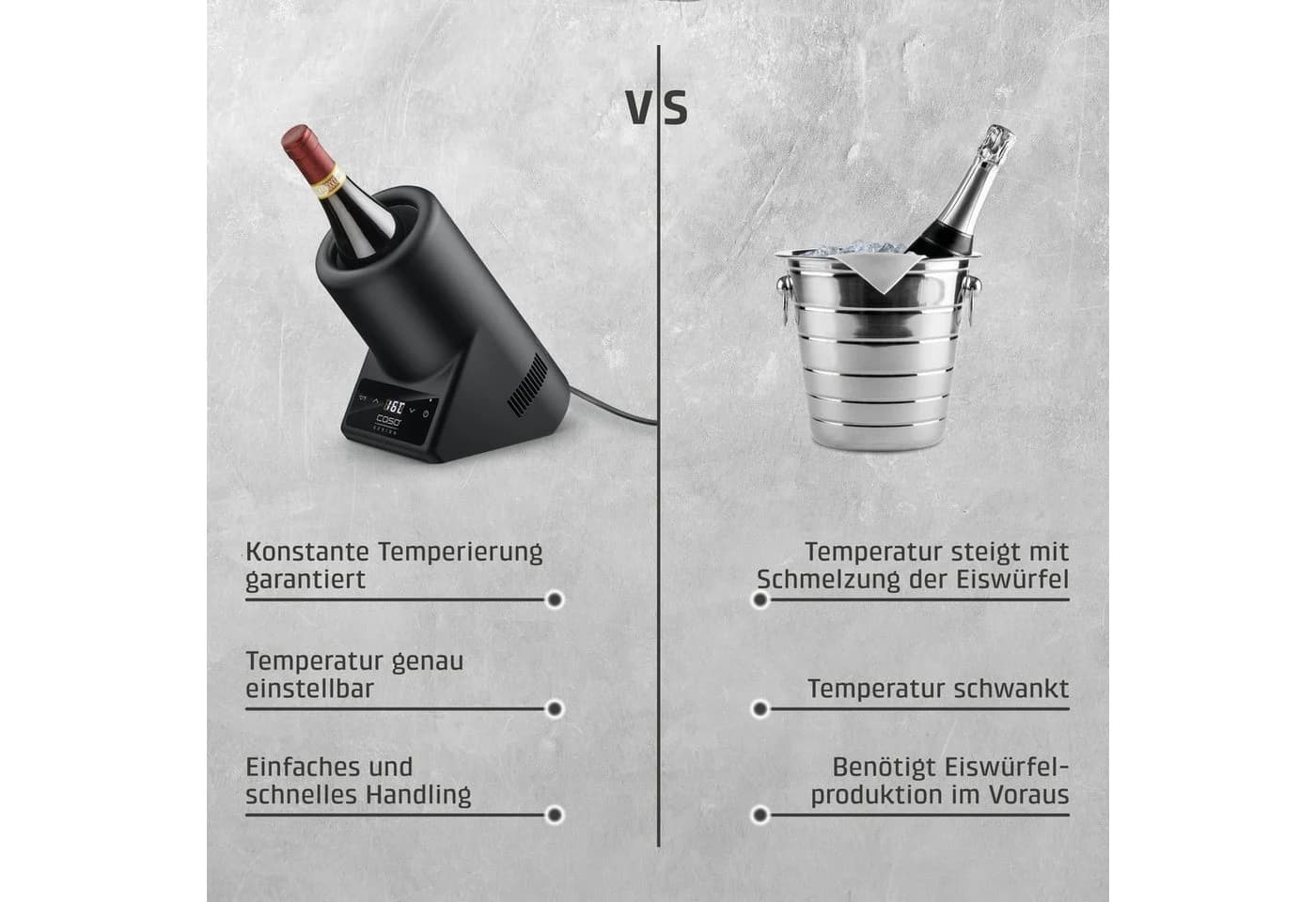 Caso VinoCase Black Wein- und Sektkühler - Bild 5