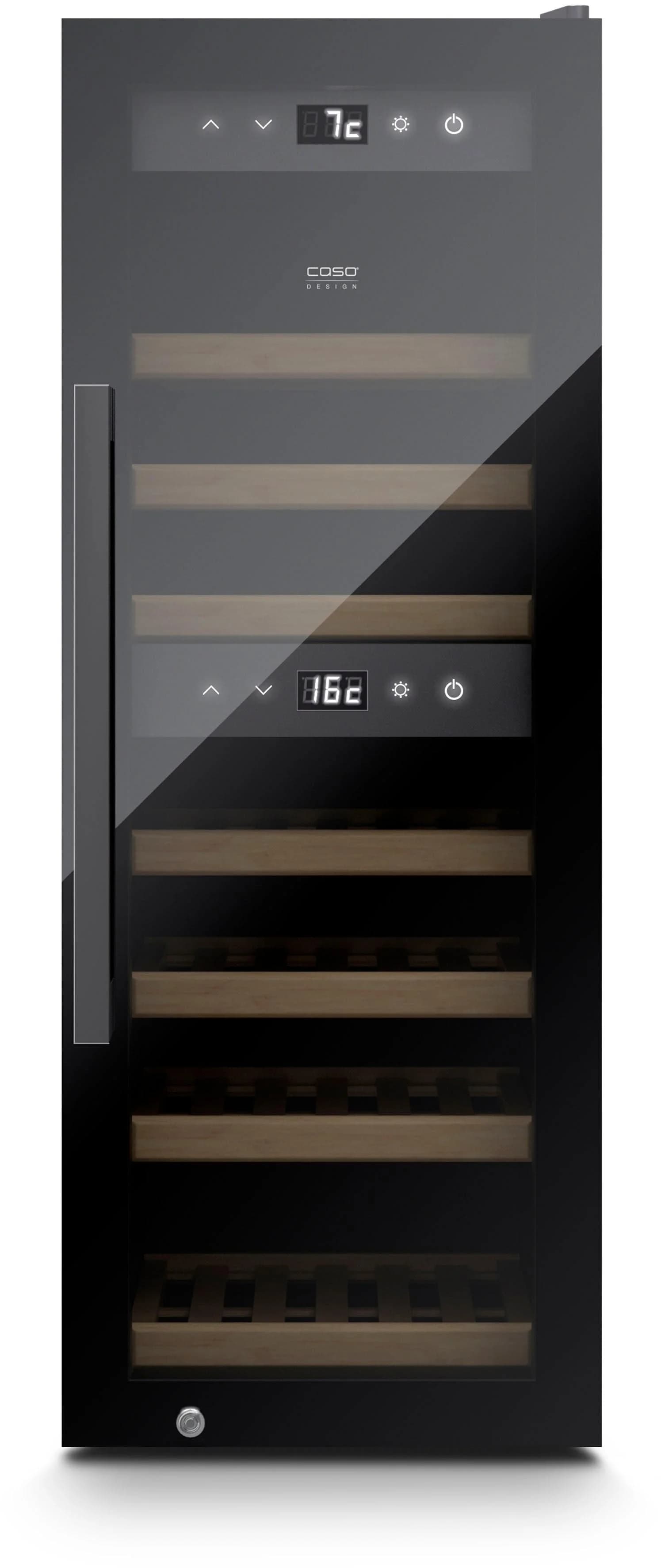 CASO Weinkühlschrank WineExclusive 38 Smart Schwarz