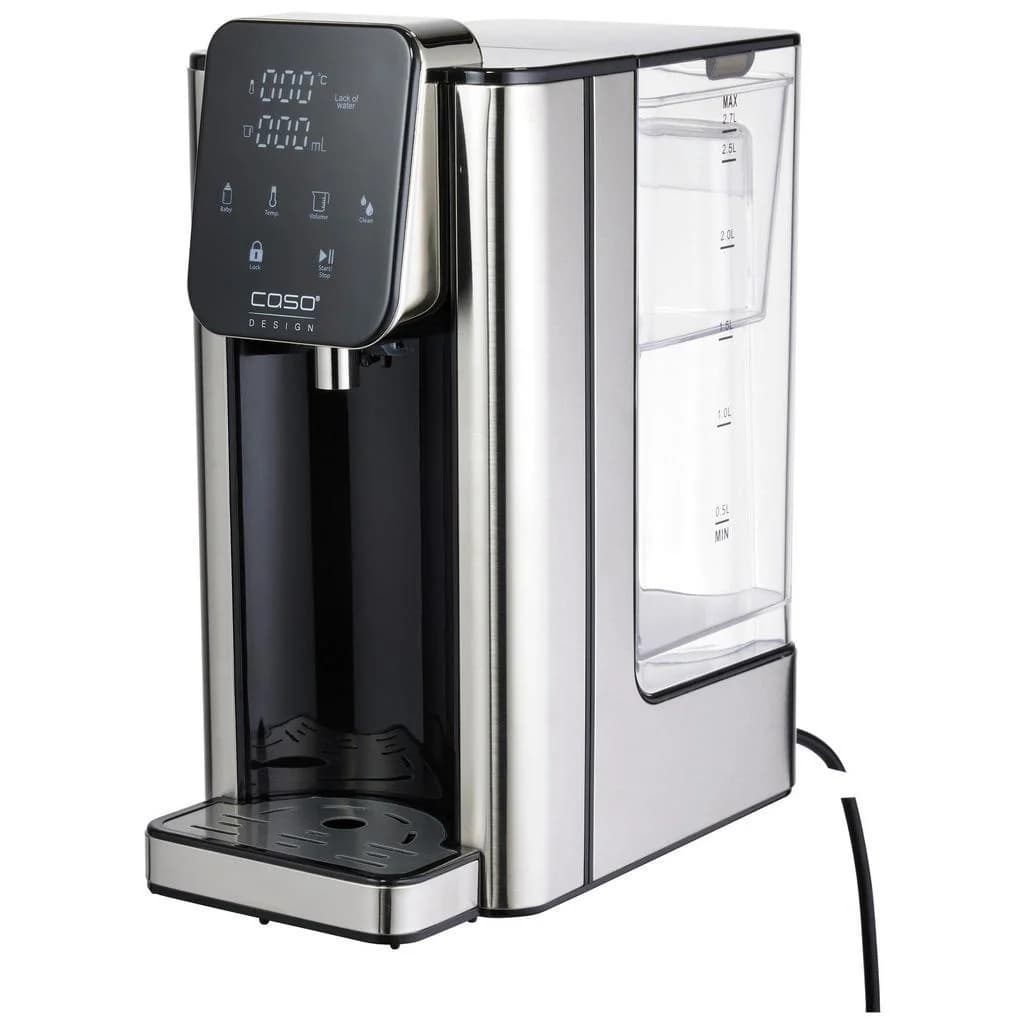 Caso Design Turbo HW 660 Wasserkocher Edelstahl Schwarz Hochglanz