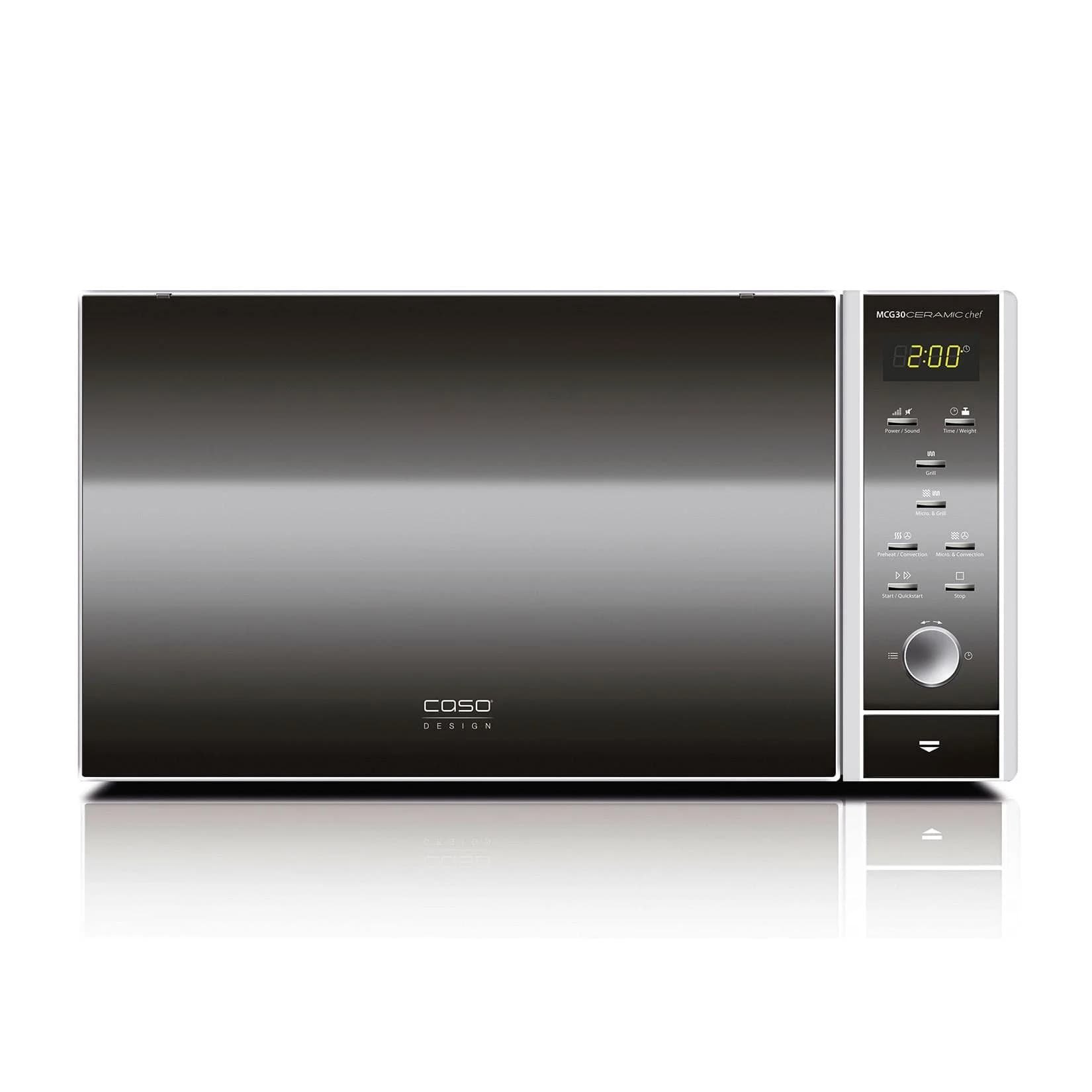 Caso MCG 30 Ceramic Chef Mikrowelle mit Heißluft & Grill