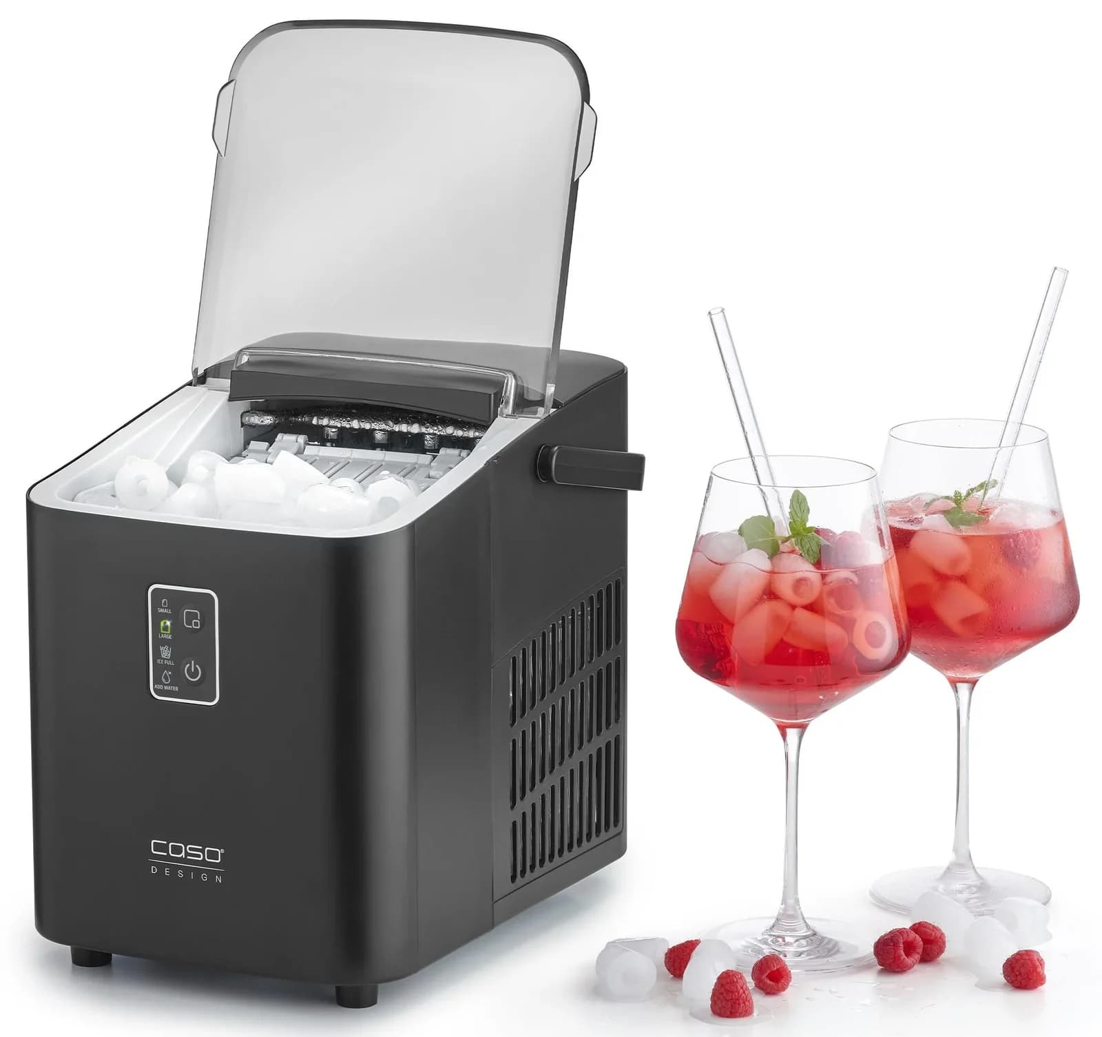 CASO IceChef Compact Elektrischer Eiswürfelbereiter Schwarz