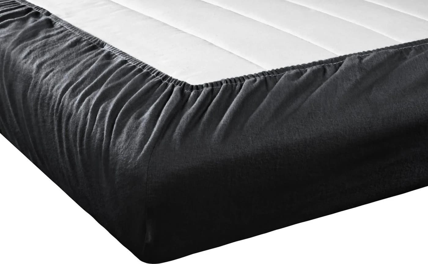 SETEX Spannbettlaken Feinbiber Anthrazit 90x200 cm - Bild 4