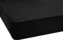 SETEX Spannbettlaken Feinbiber Schwarz 180x200 cm Bild 3