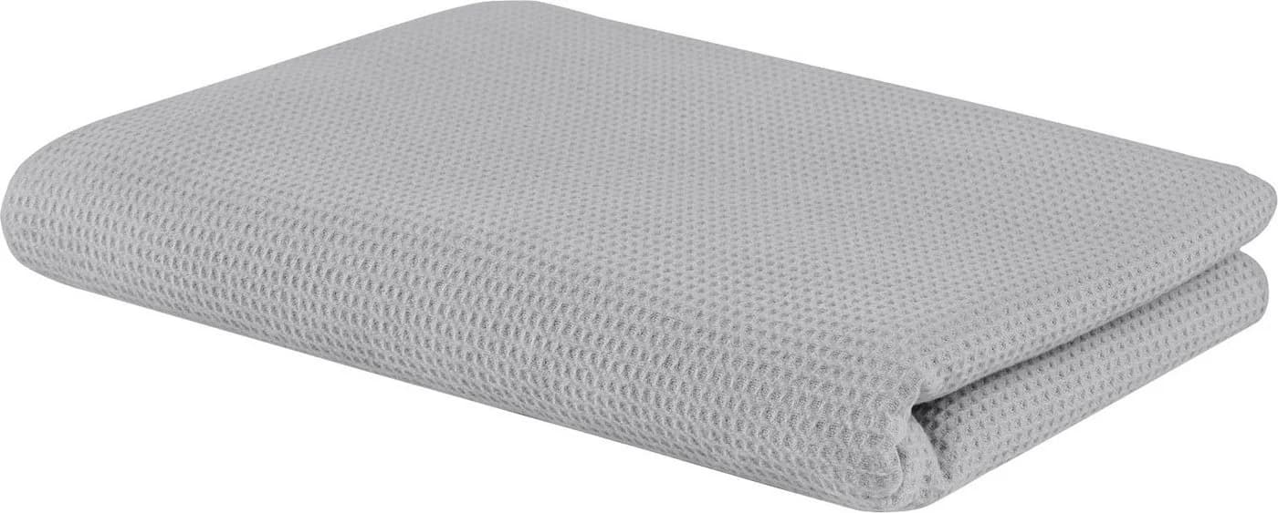 SETEX Waffeldecke Grau 100% Baumwolle 150x200cm - Bild 2
