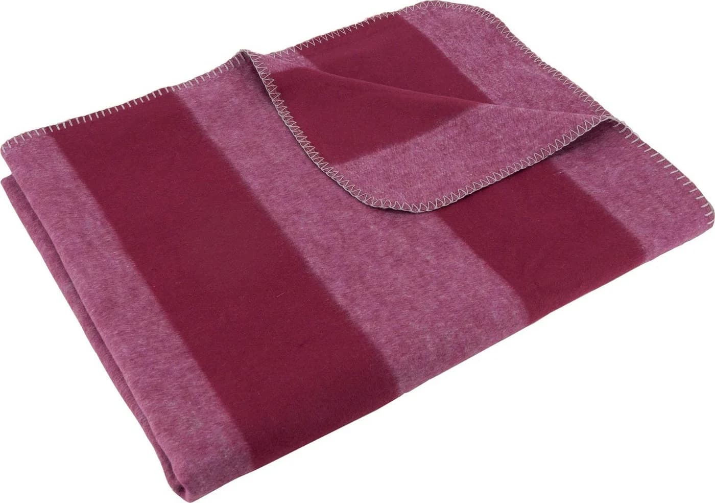 SETEX Kuscheldecke Gestreift Rosa Bordeaux Wohndecke - Bild 2