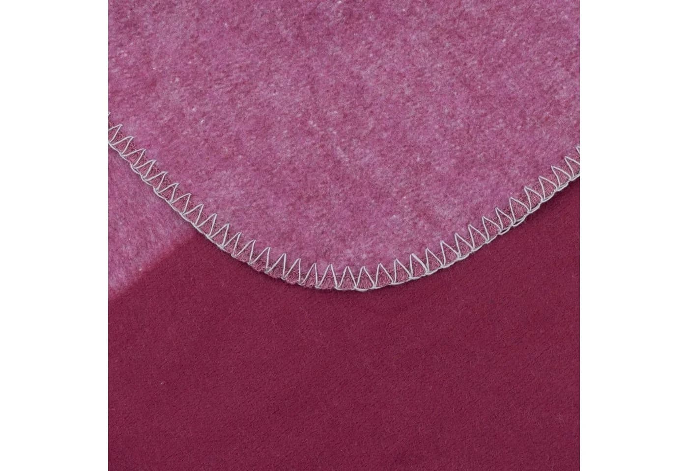 SETEX Kuscheldecke Gestreift Rosa Bordeaux Wohndecke - Bild 3