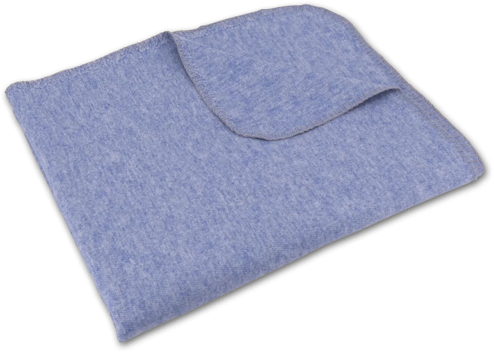 SETEX Kuscheldecke Blau Baumwolle Polyester Wohndecke