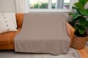 SETEX Kuscheldecke Wohndecke Braun Melange-Optik Bild 1