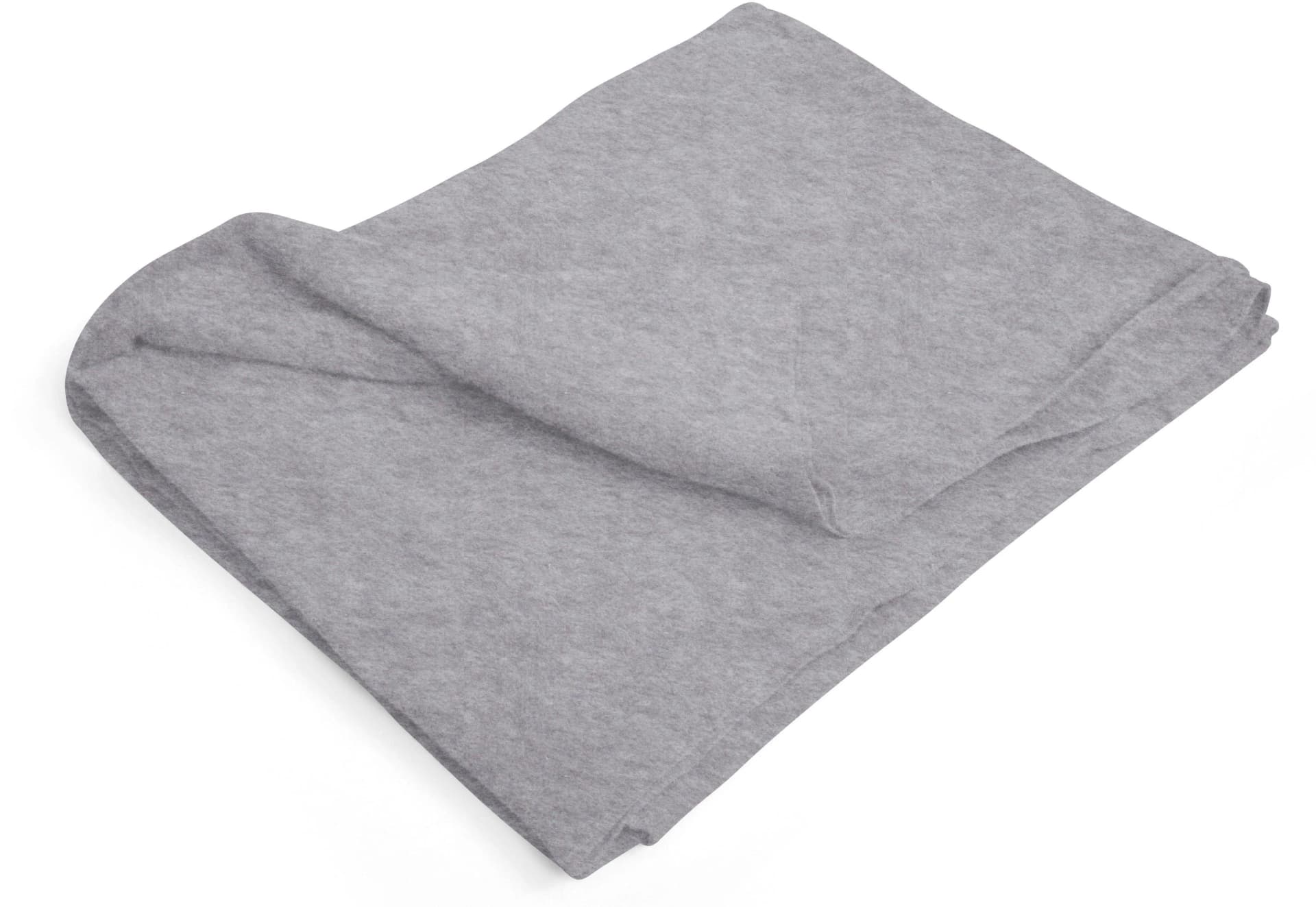 Wohndecke SETEX Premium Hellgrau Baumwolle Polyester