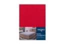 SETEX Spannbettlaken Frottee Rot Rundumgummizug Bild 2
