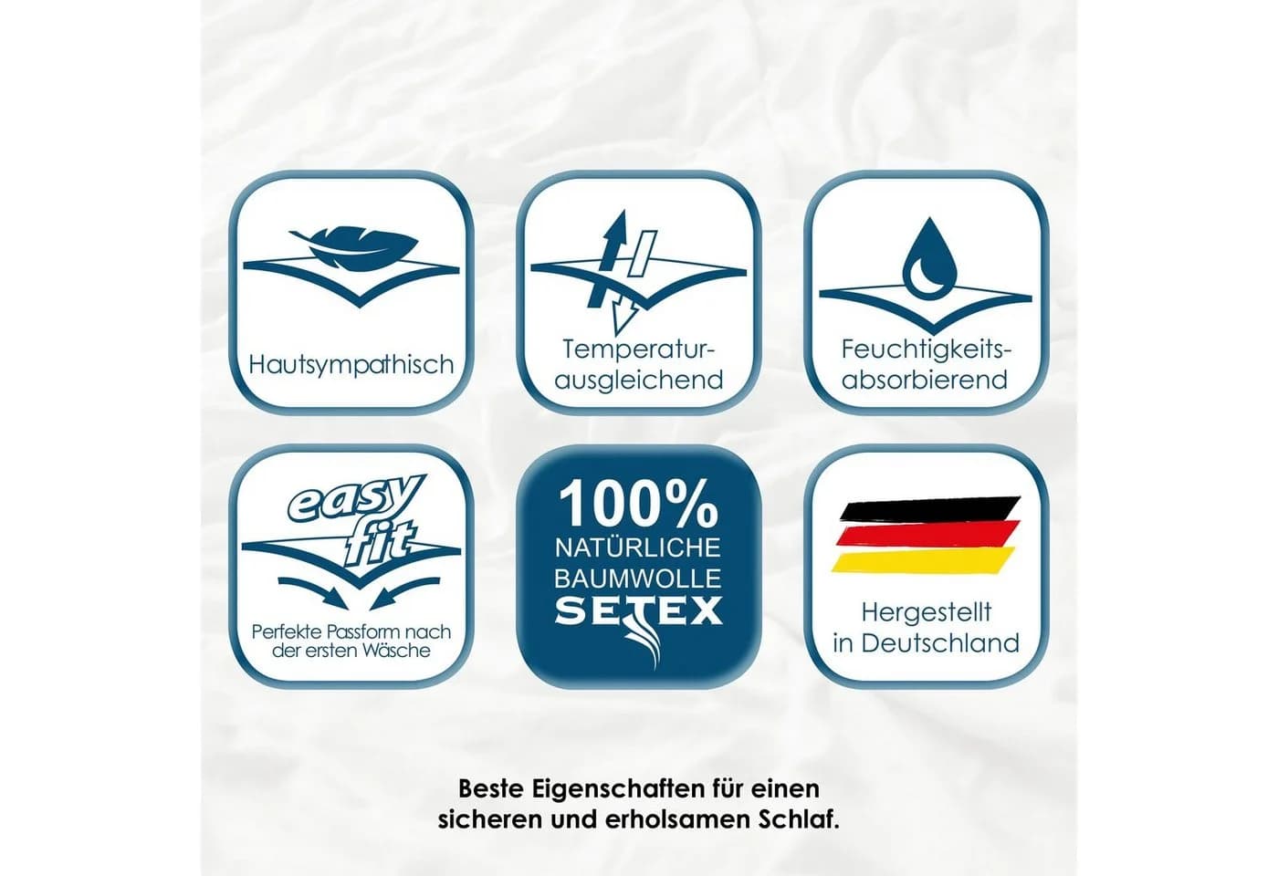 SETEX Matratzenauflage Weiß 100x200cm Allergikergeeignet - Bild 4