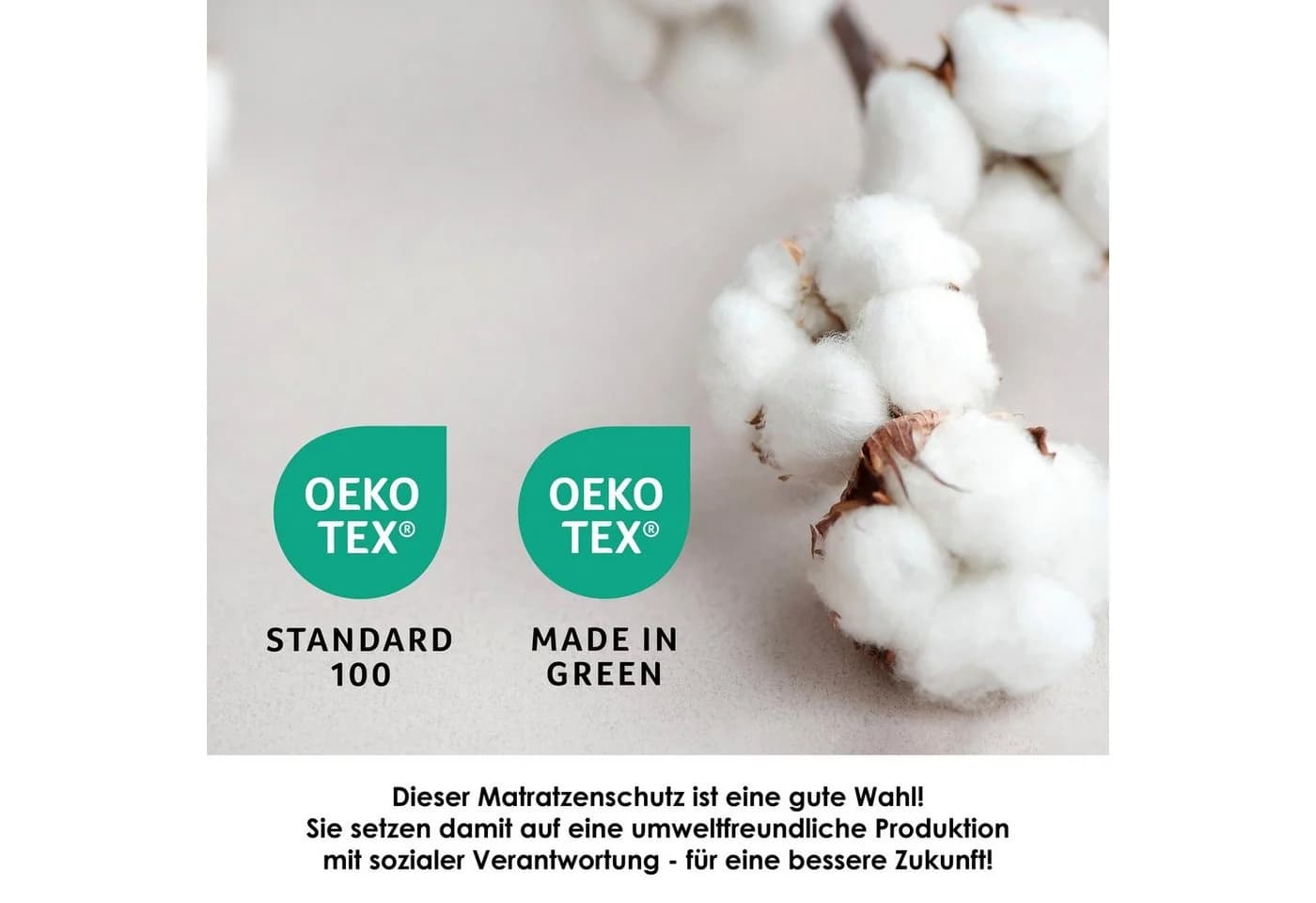 Matratzenauflage Allergiker geeignet SETEX Molton-Köper 90x200 cm - Bild 3