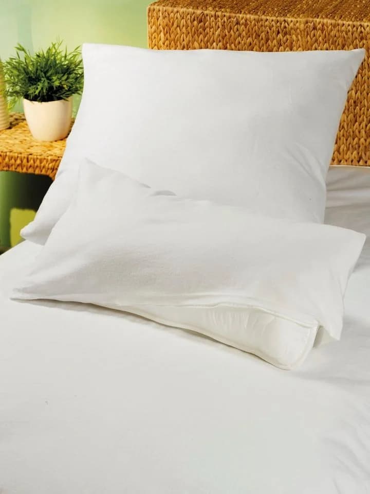SETEX Kissenbezug Weiß 80x80cm Polyester Reißverschluss