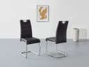 HELA Freischwinger FLORA S 2er Set Schwarz Chrom Bild 2