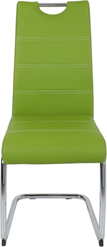 HELA Freischwinger FLORA 2er Set Grün Chrom Kunstleder - Bild 3