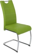 HELA Freischwinger FLORA 2er Set Grün Chrom Kunstleder Bild 4