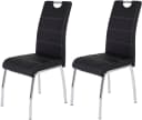HELA Stuhl SUSI 2er Set Schwarz mit Griff Bild 2