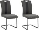 HELA Freischwinger Amber 2er Set Grau Webstoff Bild 2