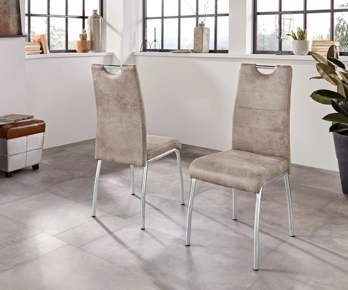 HELA Stuhl Susi Set 2-tlg. Vintage Beige mit Griff