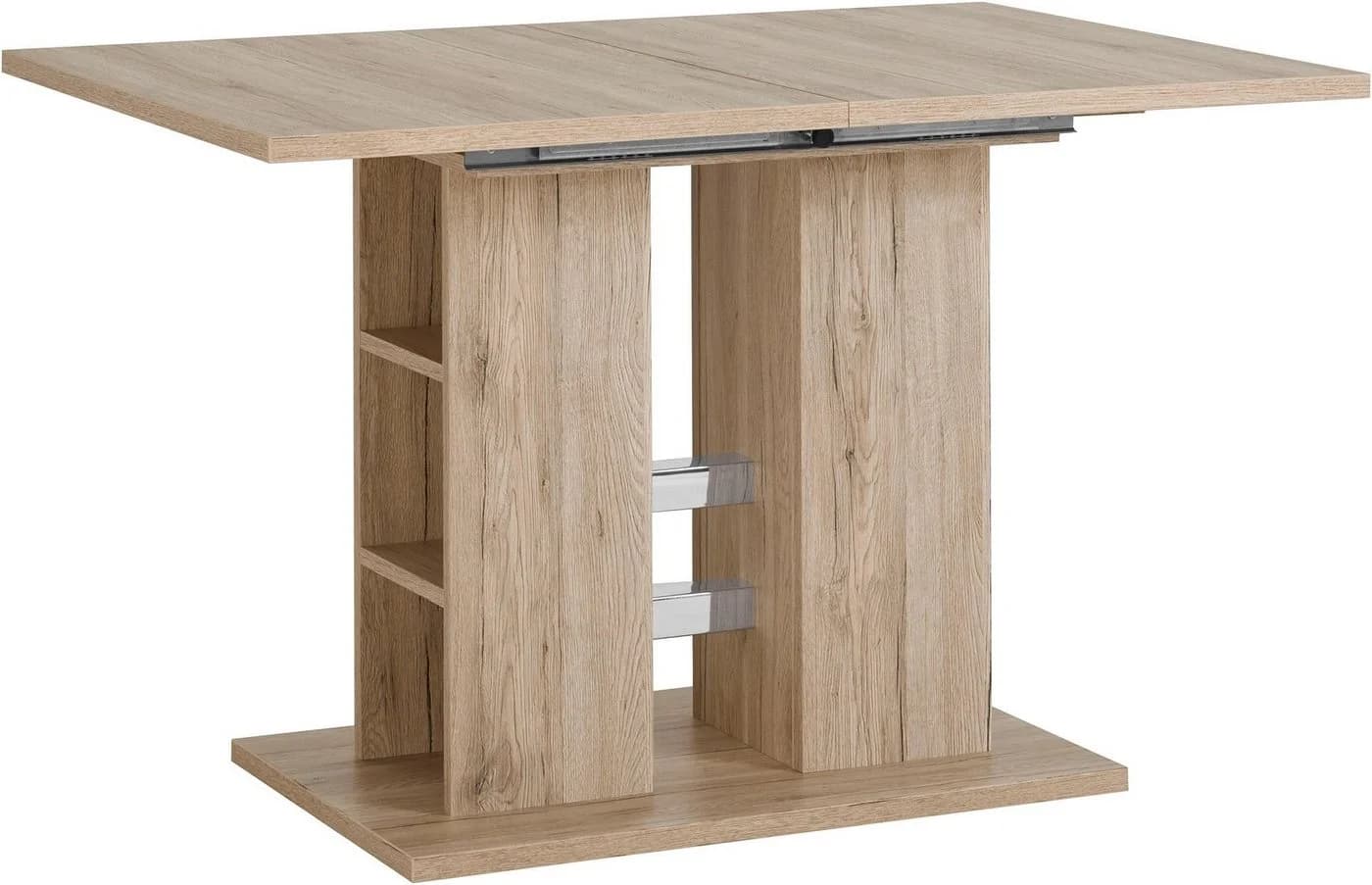 HELA Esstisch STEFFI Braun Ausziehbar 120-160 cm