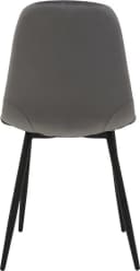 HELA Schalenstuhl MIRA Grau 4er Set mit Samtvelour Bild 4