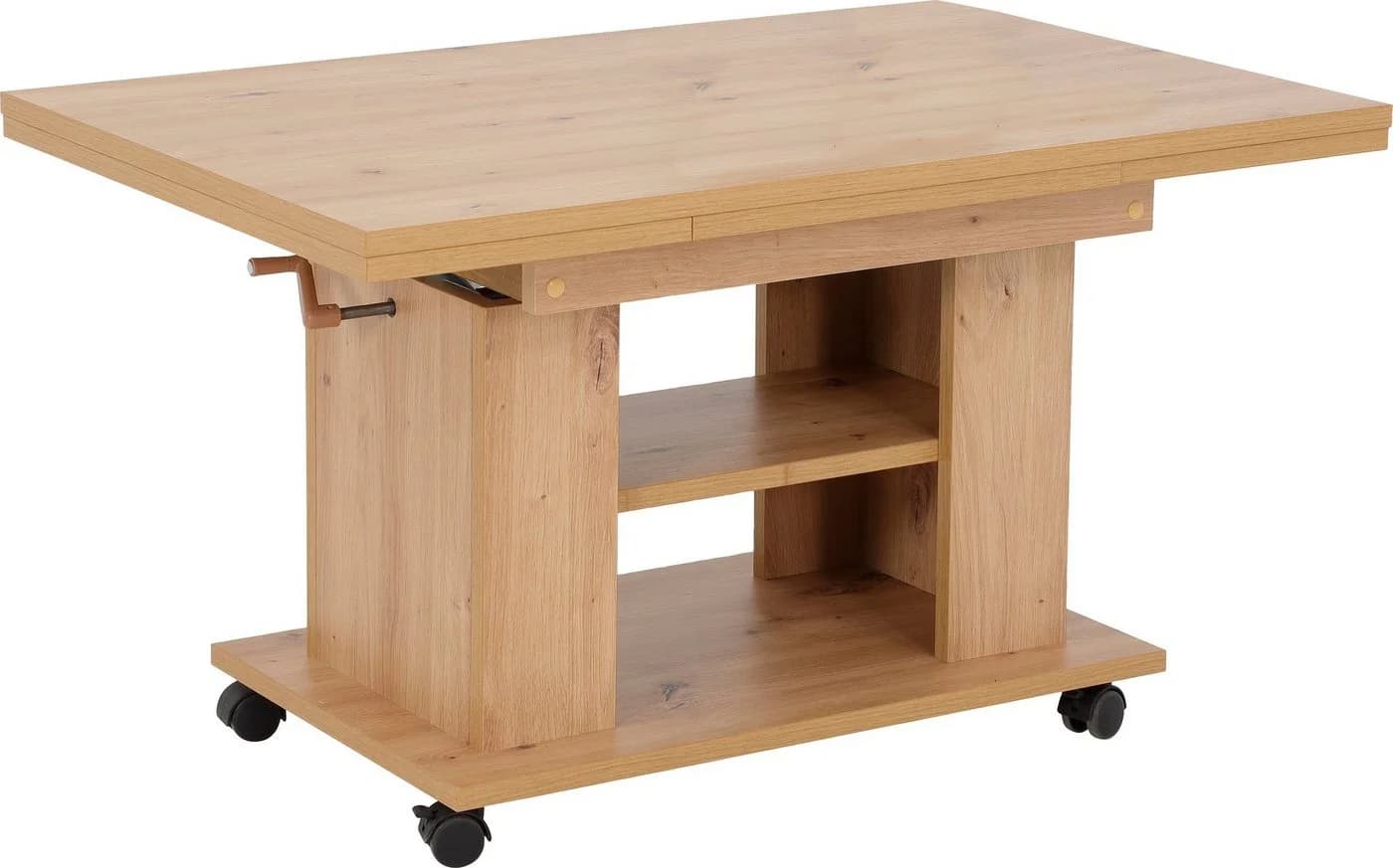 HELA Couchtisch Emil höhenverstellbar ausziehbar Artisan Eiche