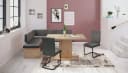 HELA Eckbank LINN Anthrazit/Artisan Eiche Beidseitig Montierbar Bild 1
