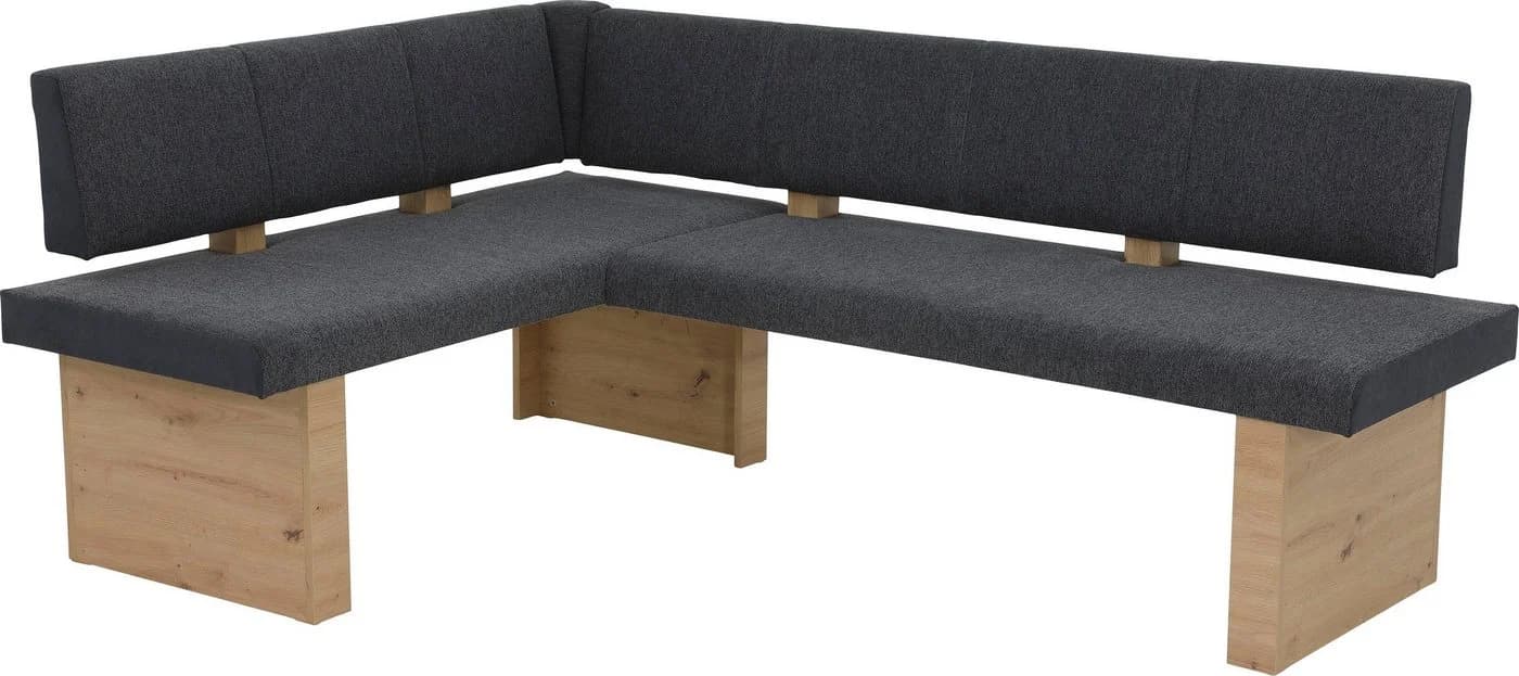 HELA Eckbank LINN Anthrazit/Artisan Eiche Beidseitig Montierbar - Bild 2
