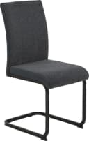 HELA Freischwinger LINN 4er Set Anthrazit Schwarz Metallgestell Bild 1