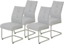 HELA Ines Freischwinger 4er Set Grau Metallgestell Bild 2